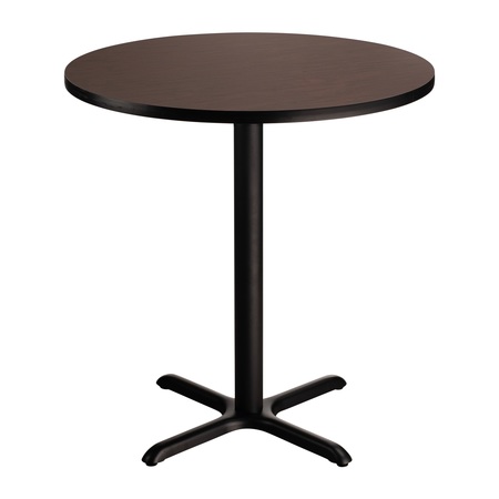 NPS Café Table, 36"" Round, ""X"" Base, 36"" Height -  NATIONAL PUBLIC SEATING, CT13636XCPBTMMY